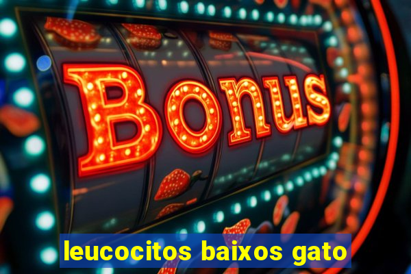 leucocitos baixos gato